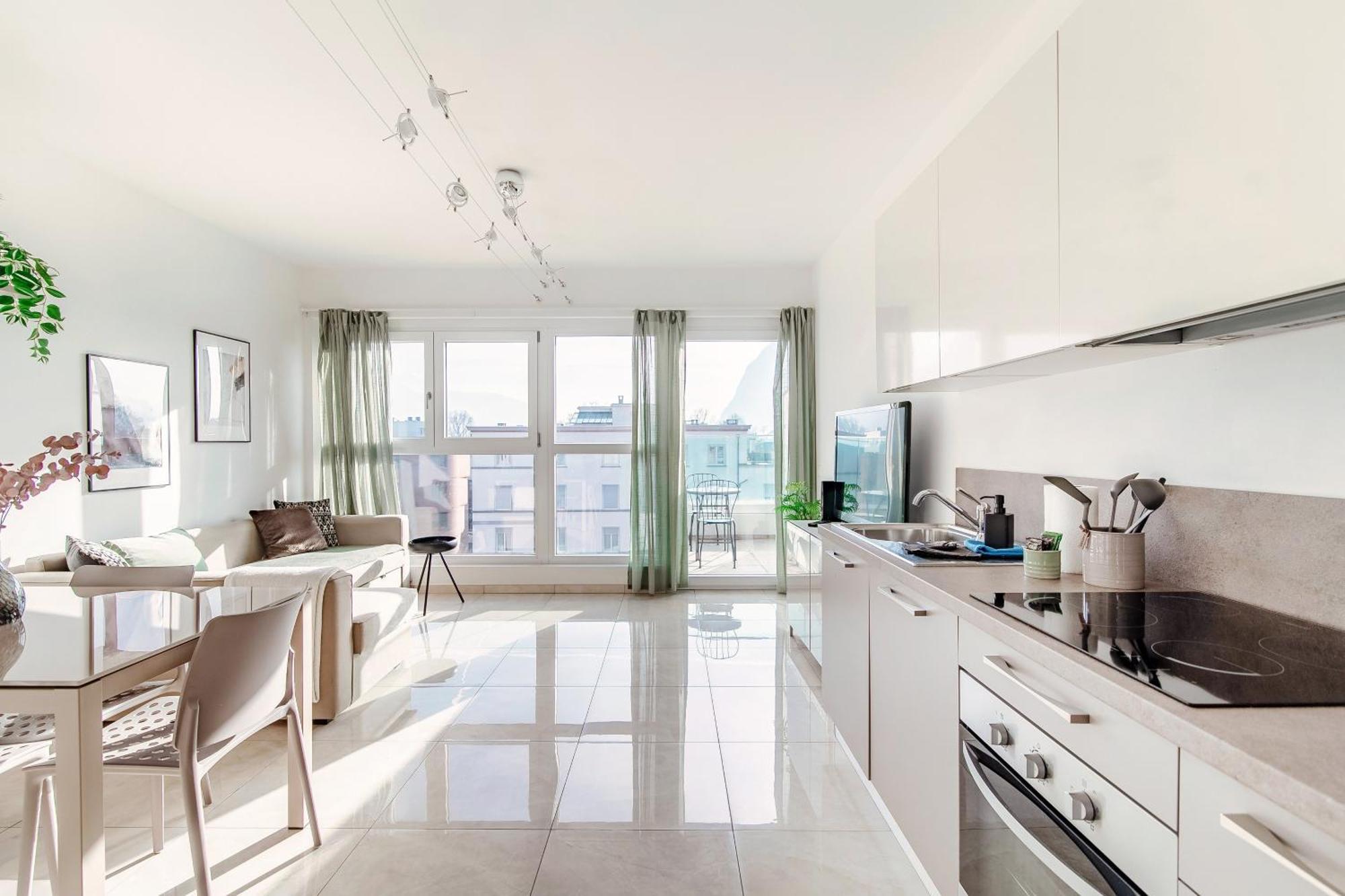 Apartament Il Parco 13 By Quokka 360 - Strategic Flat In Lugano Centre Zewnętrze zdjęcie